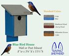 Amish Handmade Bluebird House 100  Recycled Poly Birdhouse Amish Handmade In Usa