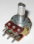Dual 10k Ohm Audio Taper Balance Potentiometer     Two Channel Mirror Reversed