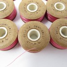 Belding Corticelli Bobbin Thread Style L Rose Pink 24 Spools Nylon