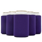 Norwood Koozie Lot  Purple Color 100 Pack Coozie  Blank Collapsible