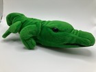 Vintage Plush Green Niles The Bean Bag Crocodile Stuffed Animal Toy 11   