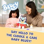 Bluey Toys  Care And Cuddle Baby Plush Toy  11   10 11 Inches Tall  Blue