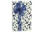 Blue Indigo Anchors Print Design 24  Gift Wrapping Paper Choose Length Amount 