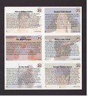 Aaron musial campanella kaline seaver brooks Robinson  Sheet Of 6 Baseball Hof 