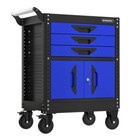 Workpro 27 5  Rolling Tool Chest 3-drawer Tool Box Storage Cabinet Heavy Duty