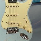 Clearance Guitar Solid Body Electric Guitar Sss Pickups Vintage Aged Blue Stock