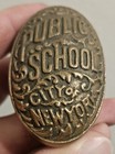 Antique Door Knob New York City Public School Education Corbin 1900 Brass Bronze