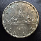 Canada Silver Coin Lot 1965 Voyageur Dollar 1952 Dime 1966 Icg Ms62 10c