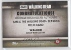 2017 Topps The Walking Dead Season 6 Relics Walker  wa 0fr5