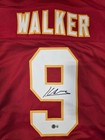 Kenneth Walker Iii Signed Pro Style Xl Custom Jersey Beckett Qr