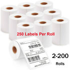 2-200 Rolls 4 x6  Direct Thermal Shipping Labels 250 For Zebra   Rollo Printers