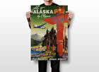 Pan American Airlines Alaska Vintage Travel Wall Art Home Decor - Poster 20x30