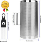 12  X 6  Stainless Steel Guiro Instrument Latin Percussion Metal Guiro Shaker 