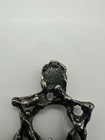 Vintage Brutalist Star Of David Pendant Sterling Silver 925 Made In Israel 19g