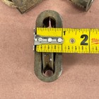 Antique Window Sash Weight Pulley Roller Metal Vintage Press Fit Pound Drive In