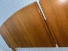 Vintage Danish Modern Full Sized 3 Panel Teak Headboard By Lane