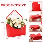4pcs Mother s Day Floral Envelope Boxes Empty Flower Paper Box Florist Bouquet P