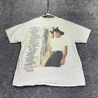 Vintage Hanes Shirt Mens Xl White Garth Brooks Sevens World Tour Tee 1998
