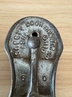 Antique Pair Of 19th Century Cast Iron Barn Door Rollers   Hangers    Made Usa