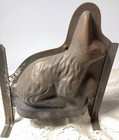 Vintage Aluminum Bunny  Elephant   Santa Claus Chocolate Candy Molds  antique  
