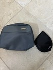 Tumi For Delta Gray Zip Travel Toiletry Bag Pouch Organizer