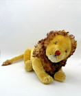 Vintage Steiff Leo Lion Mohair Jointed 5 5  Amber Glass Eyes No Tag Animal 50s 