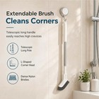 Extendable Long Handle Floor Scrub Brush  Crevice Cleaning Brush Us