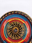 Flicker Top- Vintage-made In Usa- Tin Litho Spinning Toy 1920