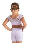 Girl s Lavender Star Short - Large  10-12 