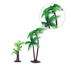  8 Pcs Coconut Tree Stick Banquet Baby Dessert Insert Cards Birthday Cake