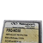 New Newport Fsq-nd30 Metallic Neutral Density Filter 50 8x50 8mm Uvfs 3 0 Od