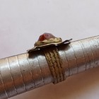 Extremely Rare Ancient Slver Antique Roman Ring Artifact Amazing With Red Stone