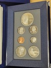 1993-s Us Mint Prestige Proof Set James Madison Silver Dollar Box   Coa 7 Coins