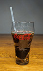Coca-cola With Ice Display Fake Food Prop Signature Glass Of Coca Cola With Ice