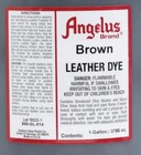 Angelus 1 Gallon Brown Leather Dye For Shoes-boots-belts-coats-furniture-crafts 