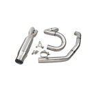 Stainless Steel 2 Into 1 Exhaust Pipe For Harley 17-before Dyna Fxdf Fxdb Fxdl s