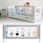 Fitnate Bed Rail For Toddlers Upgraded Bed Guard Rail Baby Boys Girls Protector