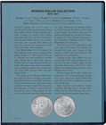 4 Page Whitman Classic Album  5483 Morgan Dollars 1878 - 1921 Date Set