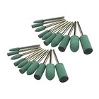 20 Pcs Rubber Polishing Bits 1 8 Inch Shank Silicone Buffing Wheels Rotary Tool