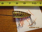 Vintage Heddon Chugger Jr Rare Brown Crawdad Top Water