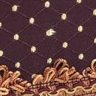 Croscill Home Accent Pillow Boudoir Burgundy Gold Tapestry Fringe Rectangular