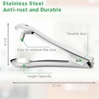 Cherry Pitter Tool  2pcs Stainless Steel Cherry Corer Pitter Portable Cherry See