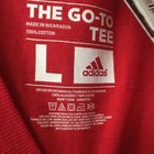 Adidas Mens Size Large Detroit Red Wings Nhl Go To Tee Shirt Red New Nwt