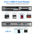 Usb 3 0 Memory Card Reader Adapter 5gbps Fit Cf tf sd micro Sd xd m2 ms Card Lot