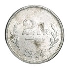1944 Belgium 2 Two Francs Belgian Steel World Coin Allied Occupation Wwii Era