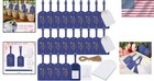 Stylish Luggage Tags With Holders - Perfect 24-pack Gift For Weddings   Travel