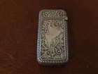 Antique Gorham Sterling Silver Match Safe Scrolling   Shield Or Paper Decoration