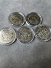 Liberia Republic 2000 Cooper Nickel Coin   5 Series U s  Presidents Lot X5