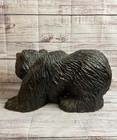 Ceramic Black Bear Indoor outdoor Animal Home Cabin Decor