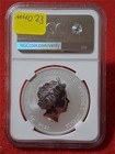 2021p The Red Flag Fleet 1oz  9999 Ag Silver  1 Ngc Ms 70 Tuvalu          m-4023